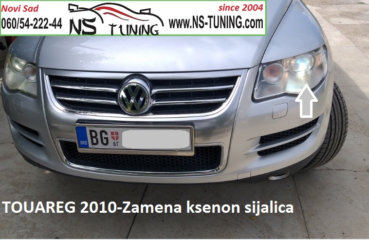 touareg d1s sijalica ksenon zamena novi sad beograd pazova indjija philips 2009 2010 2011 2012 godiste